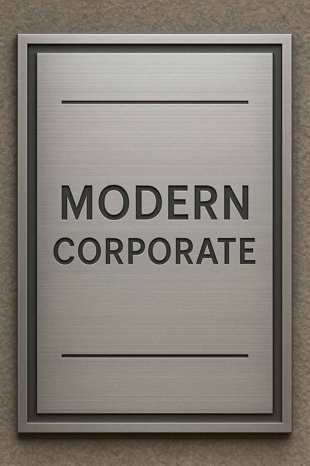 Modern Corporate Plaque